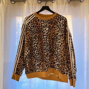 Adidas Leopard Print Women's Sweatshirt